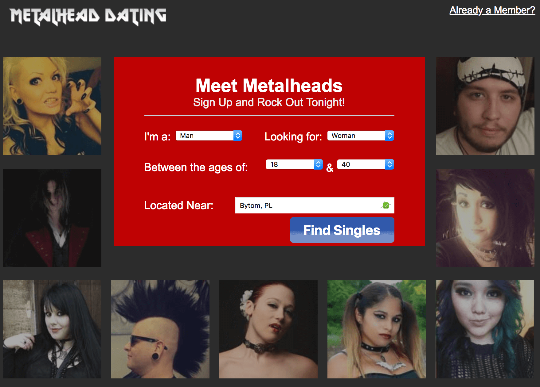metal dating sites